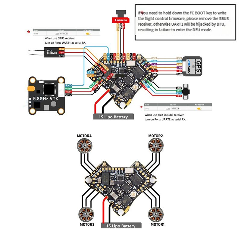 FBIL-F435 NEO 1S AIO Flight Co - Fpv Drone Flight Controller 评论和价格