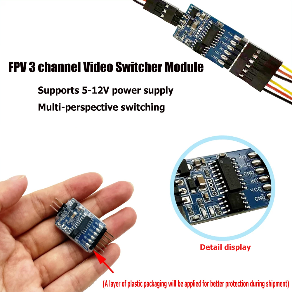 5.8G 3 Channel Video Switcher  - Fpv Drone Motor 评论和价格