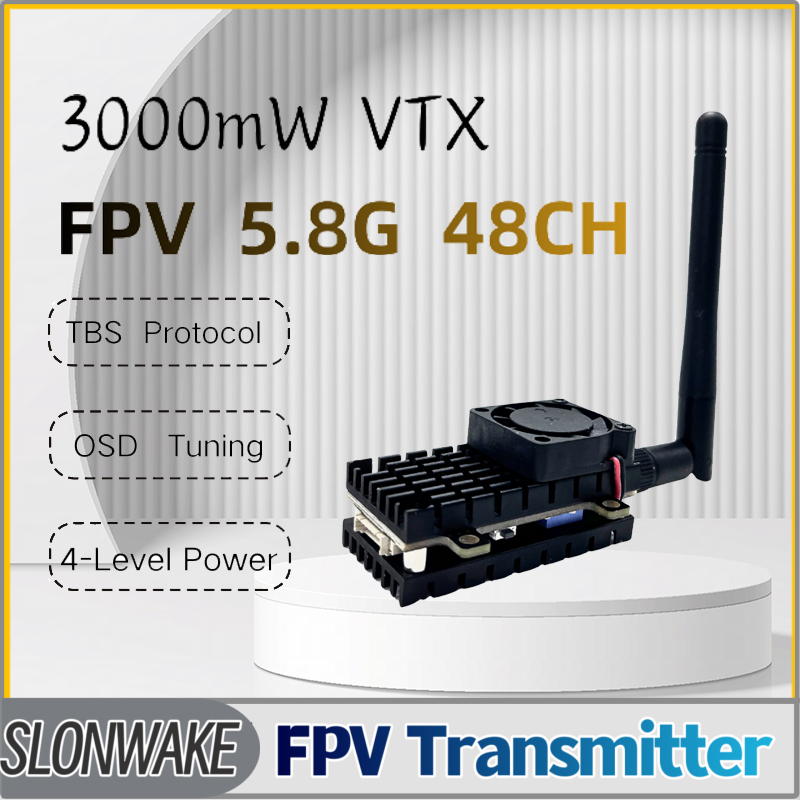 SLONWAKE 5.8G 3000mW Simulatio - Fpv Drone Transmitter 评论和价格